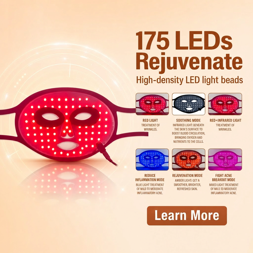 Luxe 7-in-1 LED Light Therapy Mask